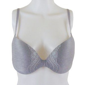 La Senza Gray Body Kiss Push Up Bra  - Size 36B